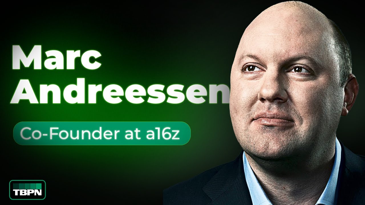 Marc Andreessen on TBPN May 14th, 2025