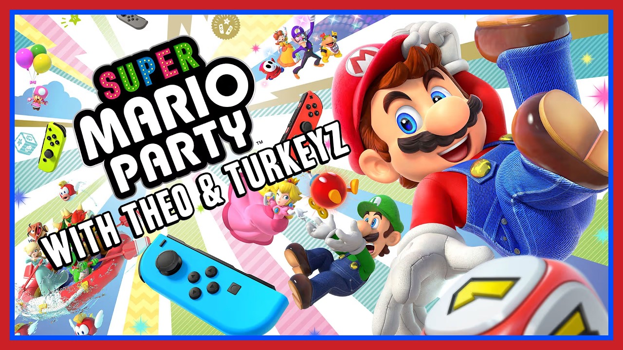 🔴 LET THE MADNESS BEGIN!!! - Super Mario Party With Theo and 