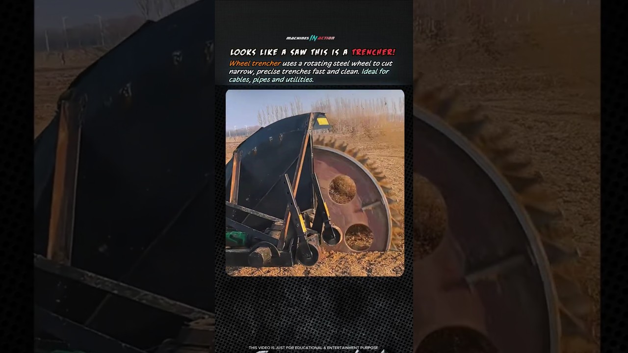 Looks Like a Saw This Is a Trencher! 