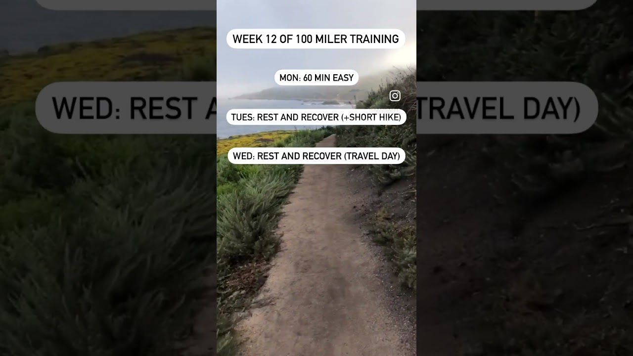 How to train for a 100-mile race—slow build! Here’s week 12 