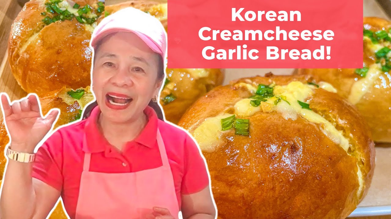 KOREAN CREAM CHEESE GARLIC BREAD Saladmaster Recipe