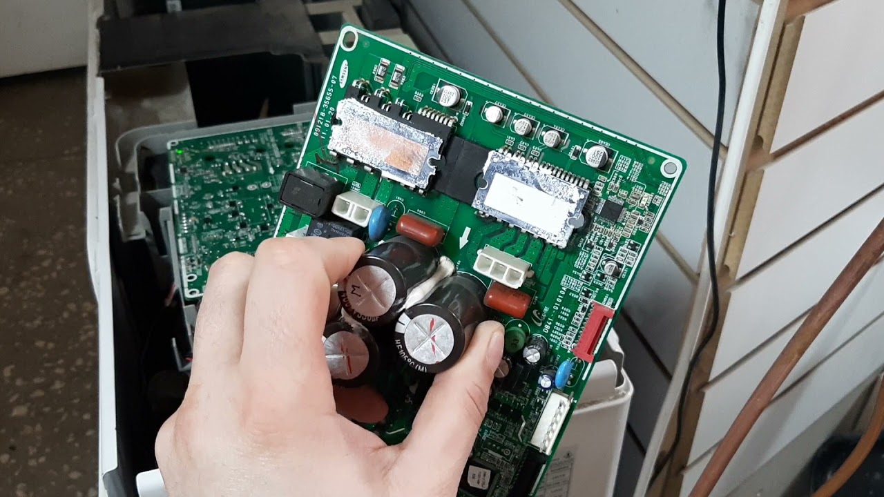 Repair of Samsung inverter air conditioner.емонт инверторного кондиционера Samsung.
