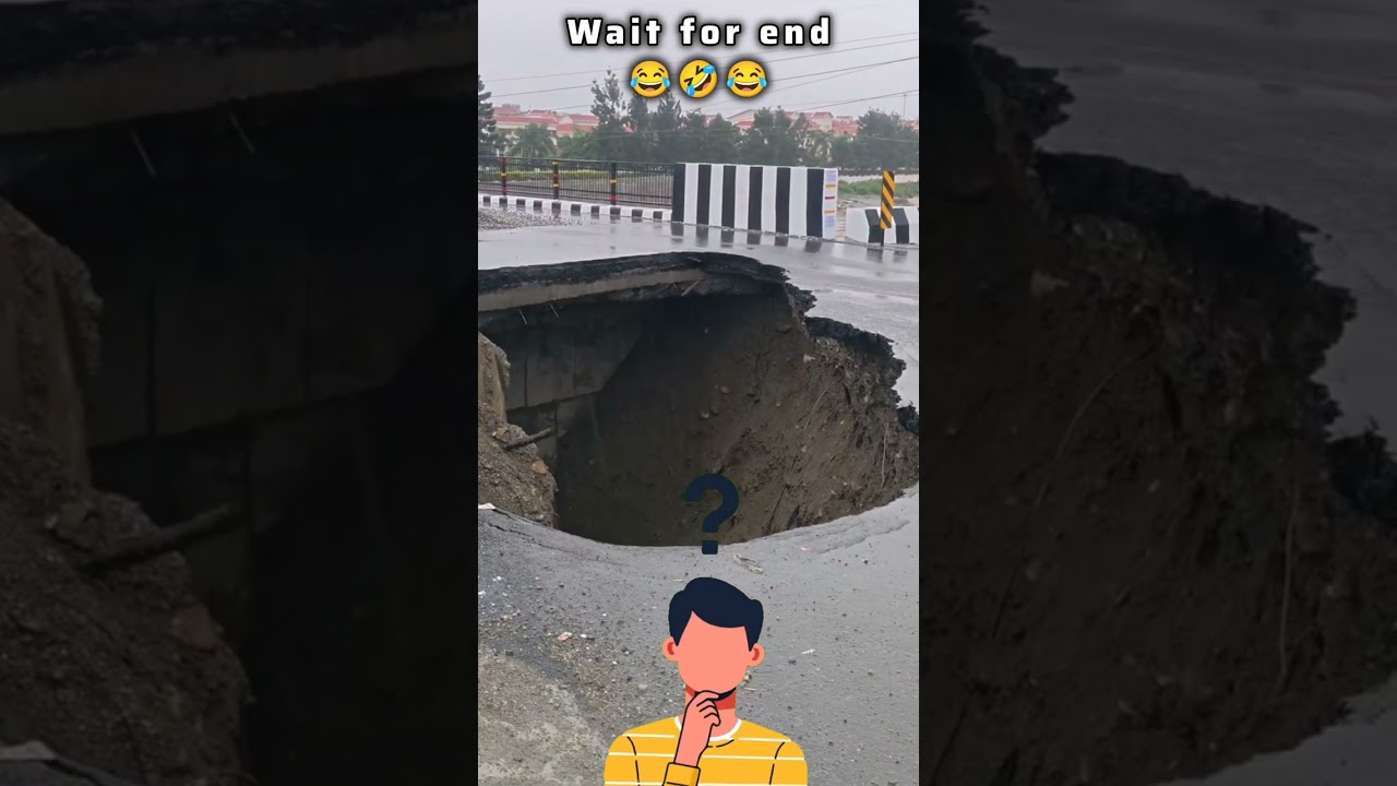 ₹16 Crore Bridge Completed Its Duty in Just 16 Days! 😂💸 #funny #memes #comedy #seojunprajapati