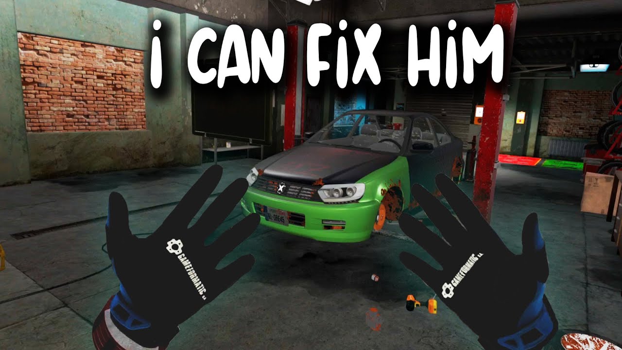 Car Mechanic Simulator VR but I have no idea what I'm doing!