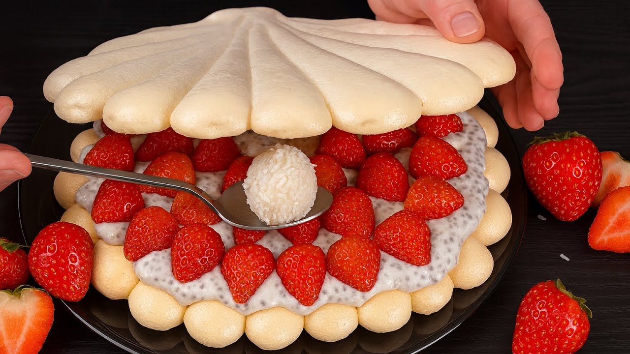 I Can’t Believe This 🍓 Pavlova Is So Easy — Just 15 Minutes!