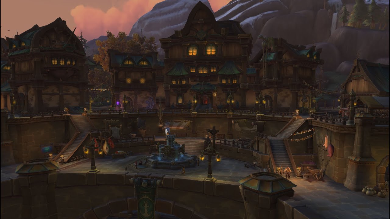 World Of Warcraft Kul'Tiras Exploration: Boralus