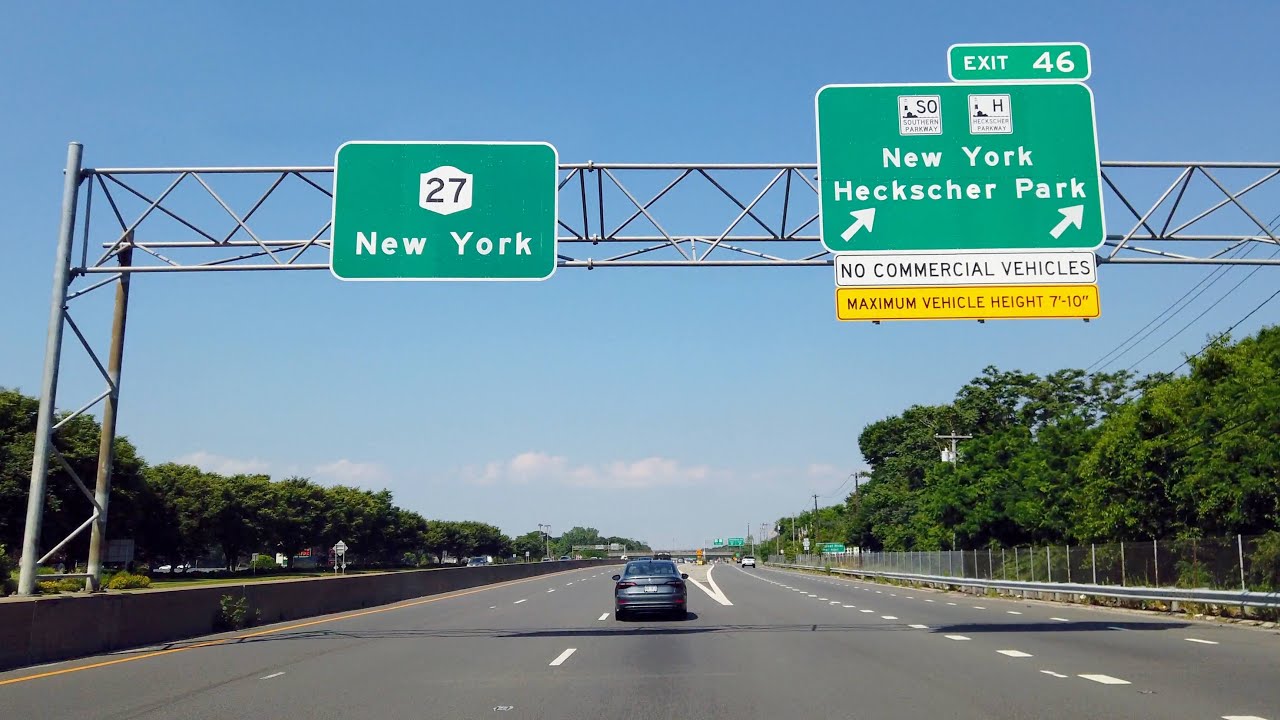 Driving on Sunrise Highway (NY-27) westbound | Holbrook to Farmingdale, Long Island, NY