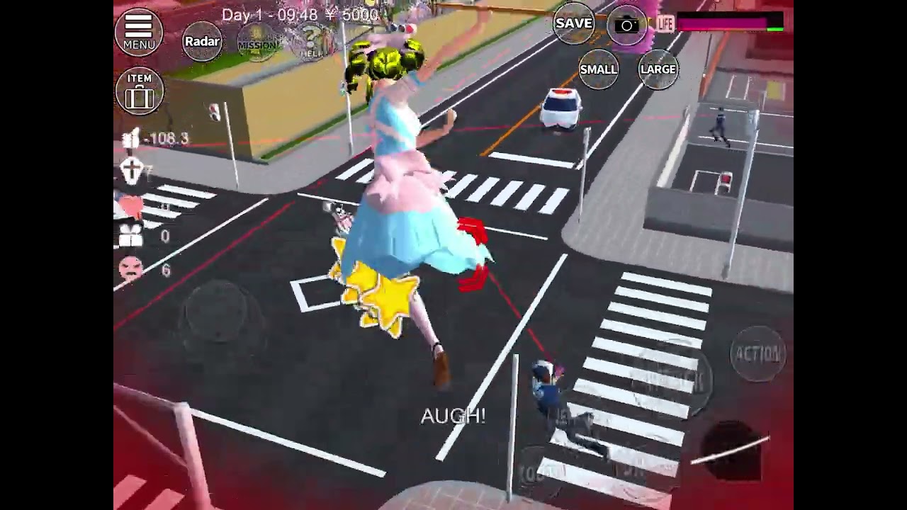 Sakura school simulator! Alice in wonderland?