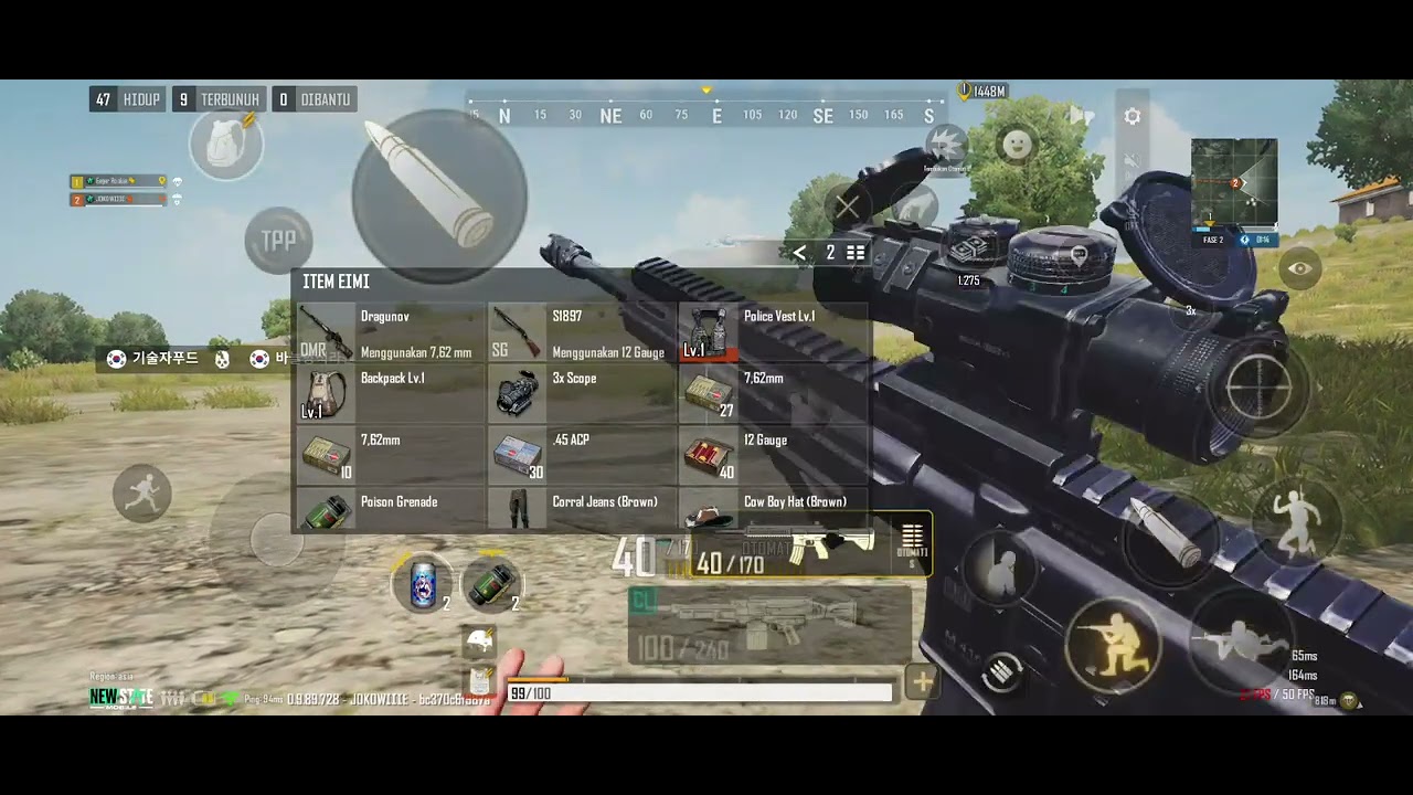 Mk : maen pubg versi new state || Kaku wok tangan ku sama msh blm sempet ku setting semua