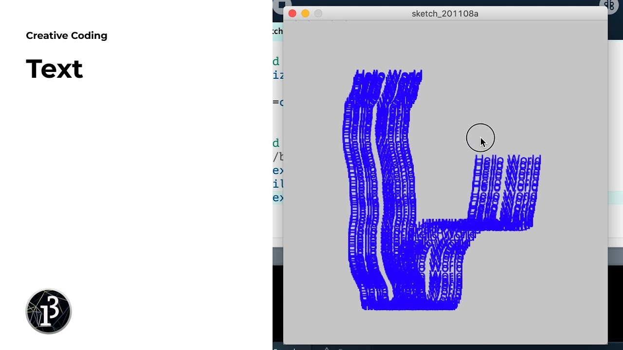 Creative Coding (13): Text