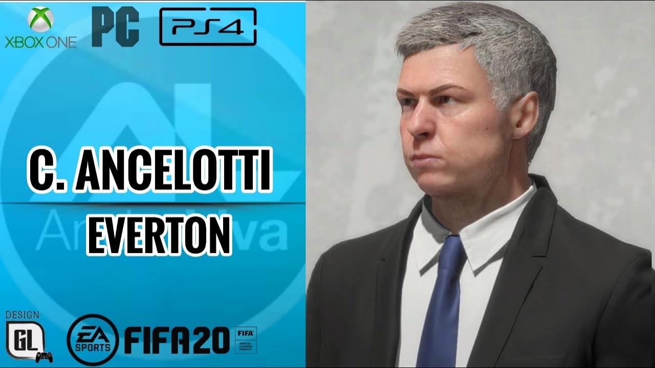 FIFA 20 - Face CARLO ANCELOTTI (Tutorial)