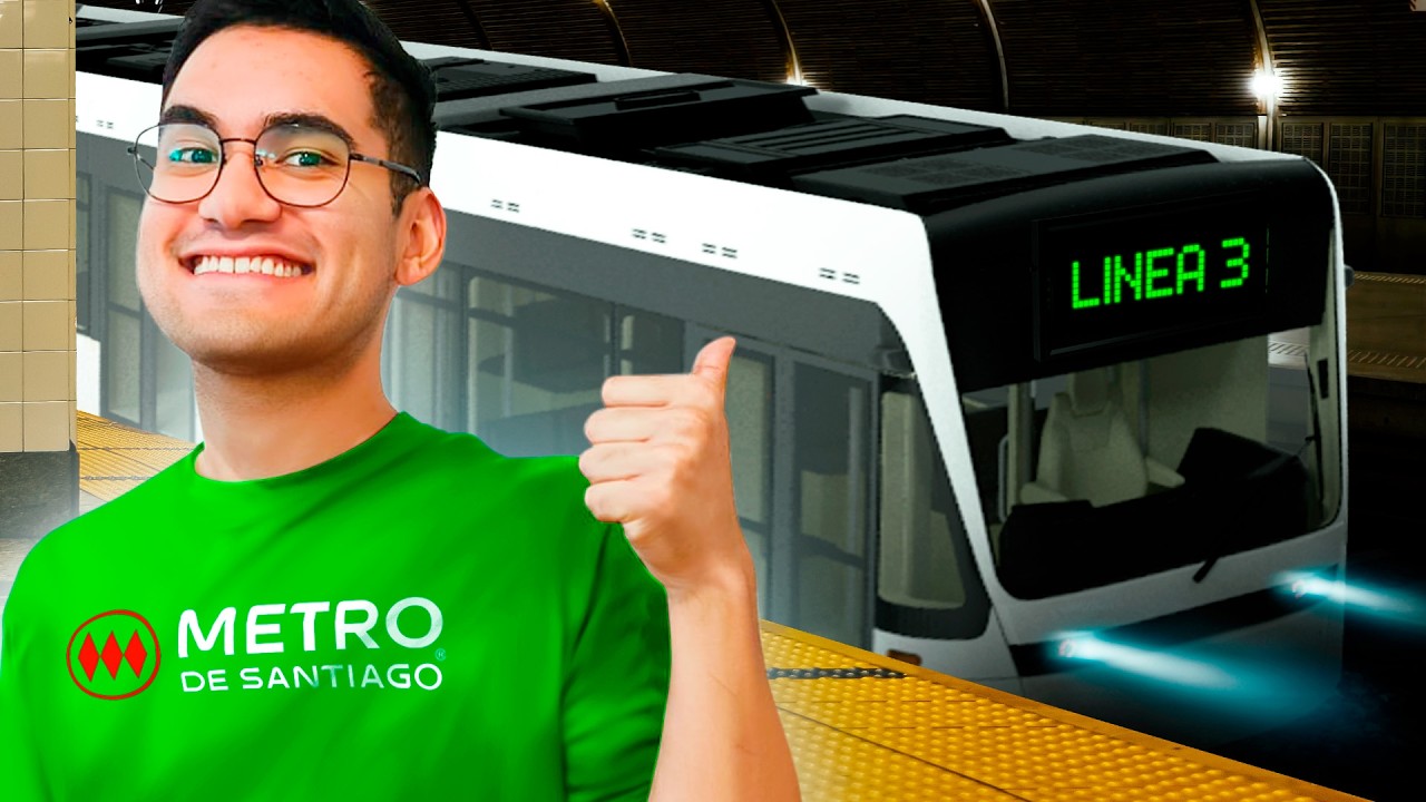 🟤 Línea 3 | Visité las 143 Estaciones de Metro en Chile