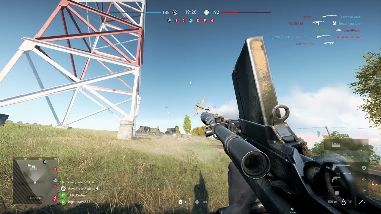 Battlefield 5 Scout vs Plane