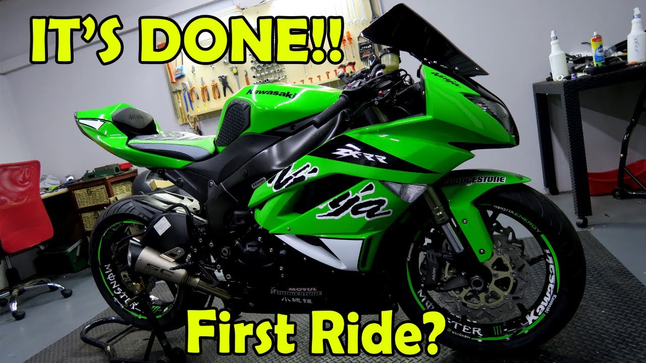 Восстановление разбитого Kawasaki ZX-6R 2012 года. Часть 6