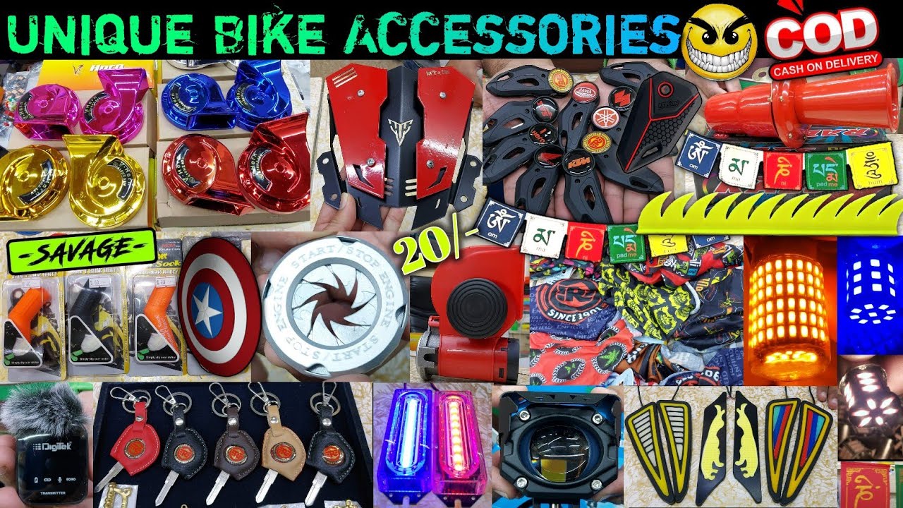 Unique Bike Accessories ₹20/- | COD Available | Wholesale/Retail | Pan India Delivery #topbikes