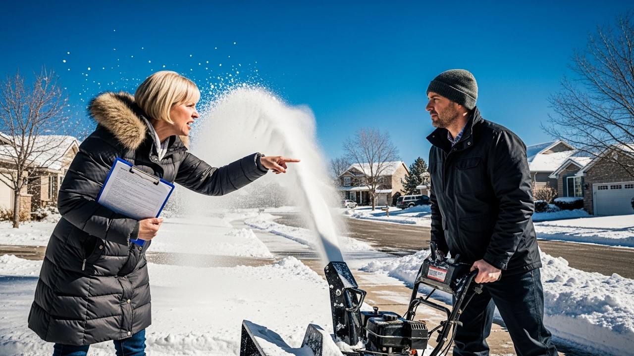 HOA Karen Fined Me For Morning Snow Removal, Then Begged When I Stopped Clearing Her Street