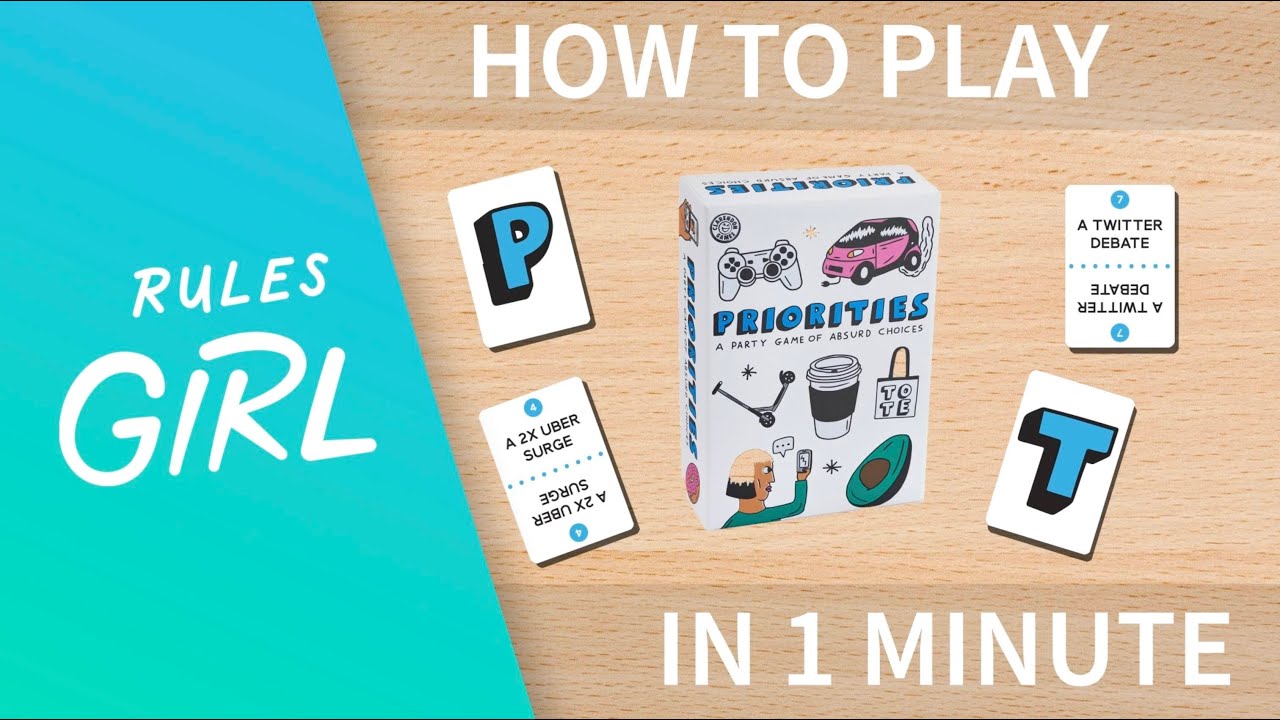 How to Play Priorities in 1 Minute - Rules Girl