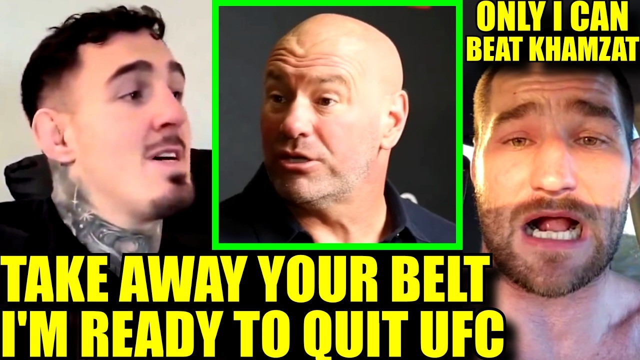 TOM ASPINALL READY TO VACATE HIS BELT AND WANTS UFC TO RELEASE HIM,SEAN STRICKLAND- I BEAT KHAMZAT