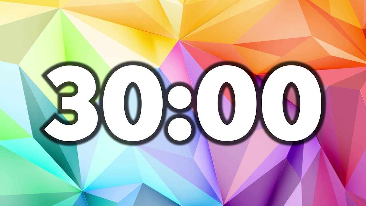 Countdown Timer For 30 Minutes