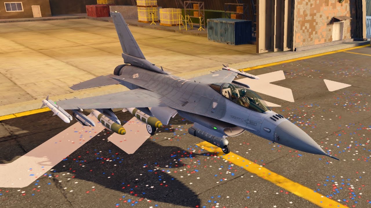 F-16C Night Falcon - Full Upgrade MK3 Gameplay - MWT: Tank Battles