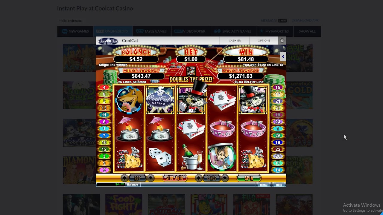 Cool Cat Casino $105 Free Chip - works today.