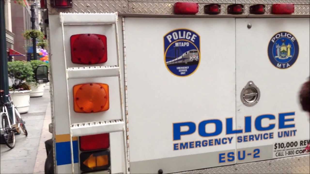 OLDER MTA POLICE EMERGENCY SERVICES UNIT, "MTA ESU", METROPOLITAN TRANSPORTATION AUTHORITY POLICE