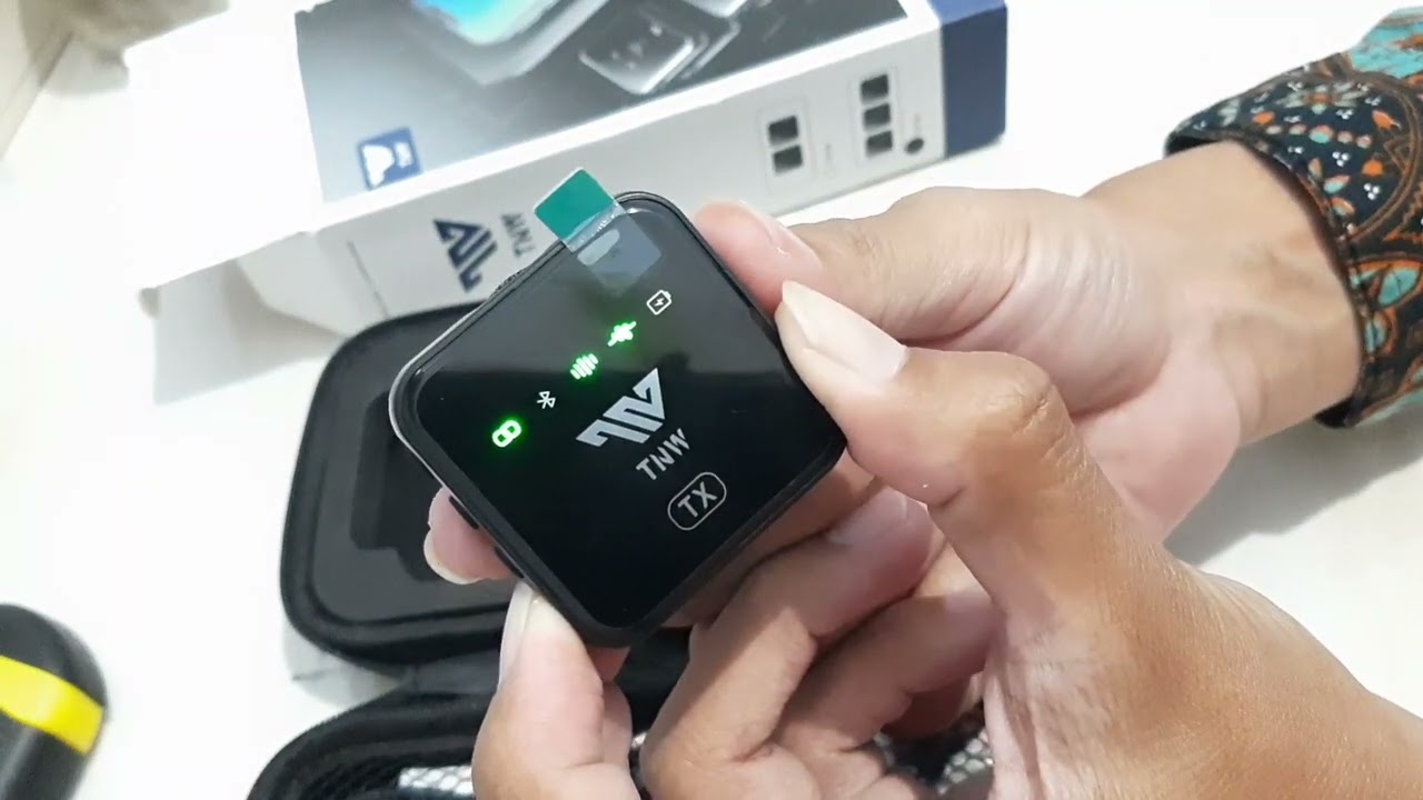 TNW N9 - Mic clip on wireless bluetooth tidak bisa nyala