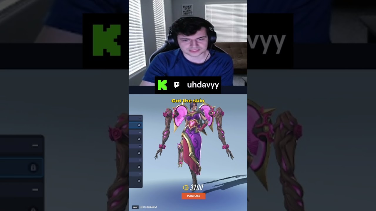 Valentine&rsquo;s | Live Everyday On Twitch: Uhdavyy #captions #twitch #shorts #twitchstreamer #ow2