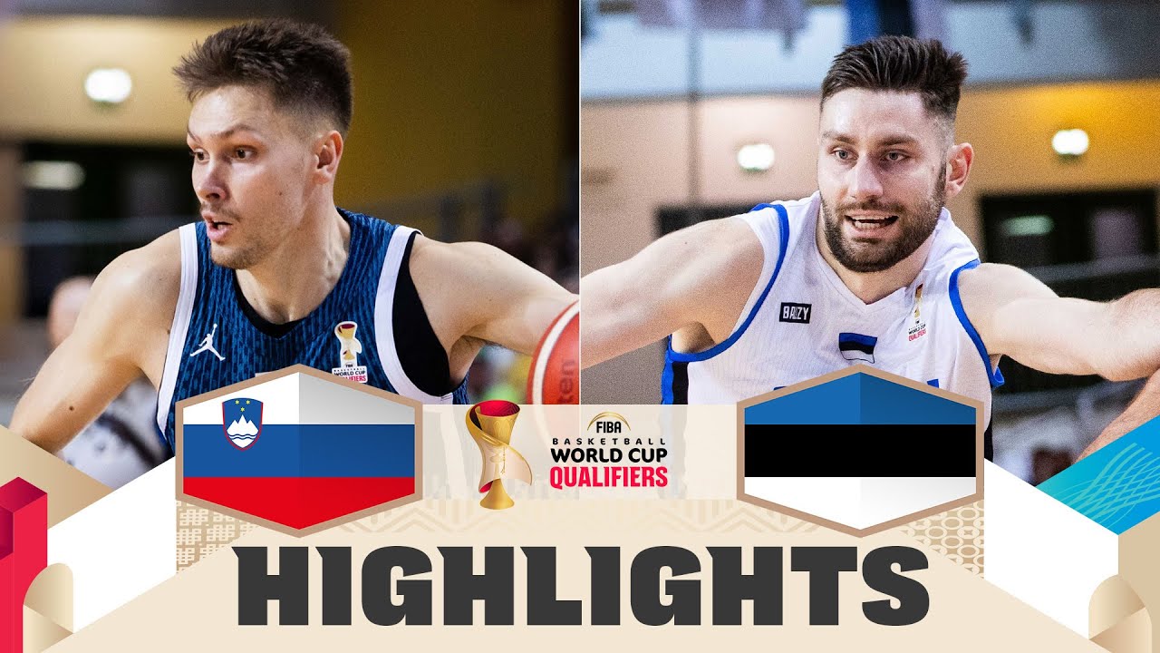 Slovenia 🇸🇮 v Estonia 🇪🇪 | Highlights | FIBA Basketball World Cup 2027 European Qualifiers