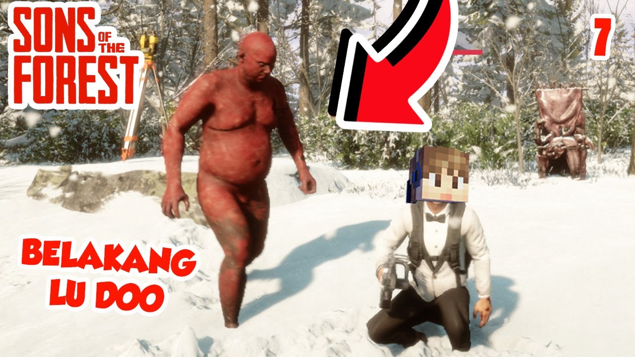 DUO KOCAK KETEMU KANIBAL HORROR DAN DAPET GERGAJI MESIN   SONS OF THE FOREST #7