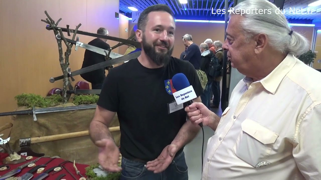 Les Forges de La Doye - Loïc Delval - Coutelier forgeron -  Salon du Couteau d’Art à Paris #couteau