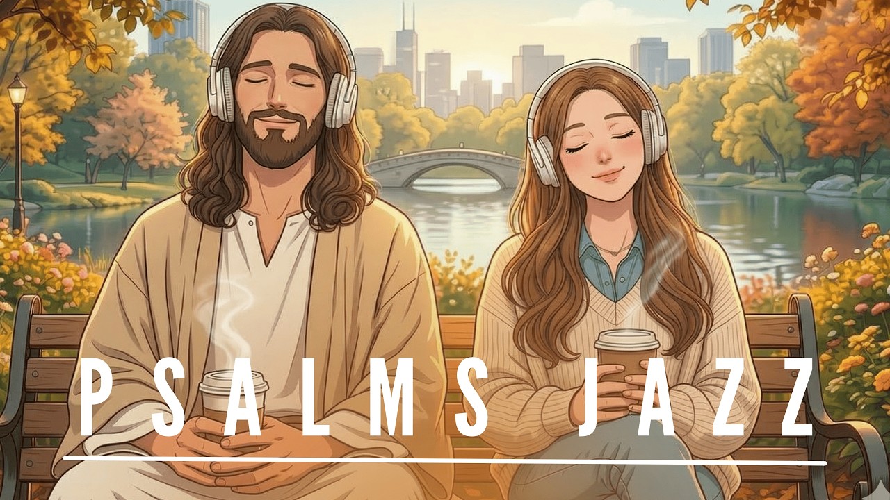 Christian Café Jazz for Work & Study ☕ | Morning Stillness with God | KJV Psalms with Vocals