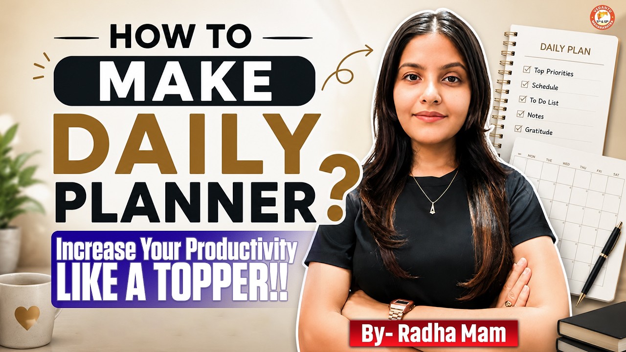 How to Make Daily Study Planner? For HSC Board | Increase Your Productivity With Toppers' Strategy