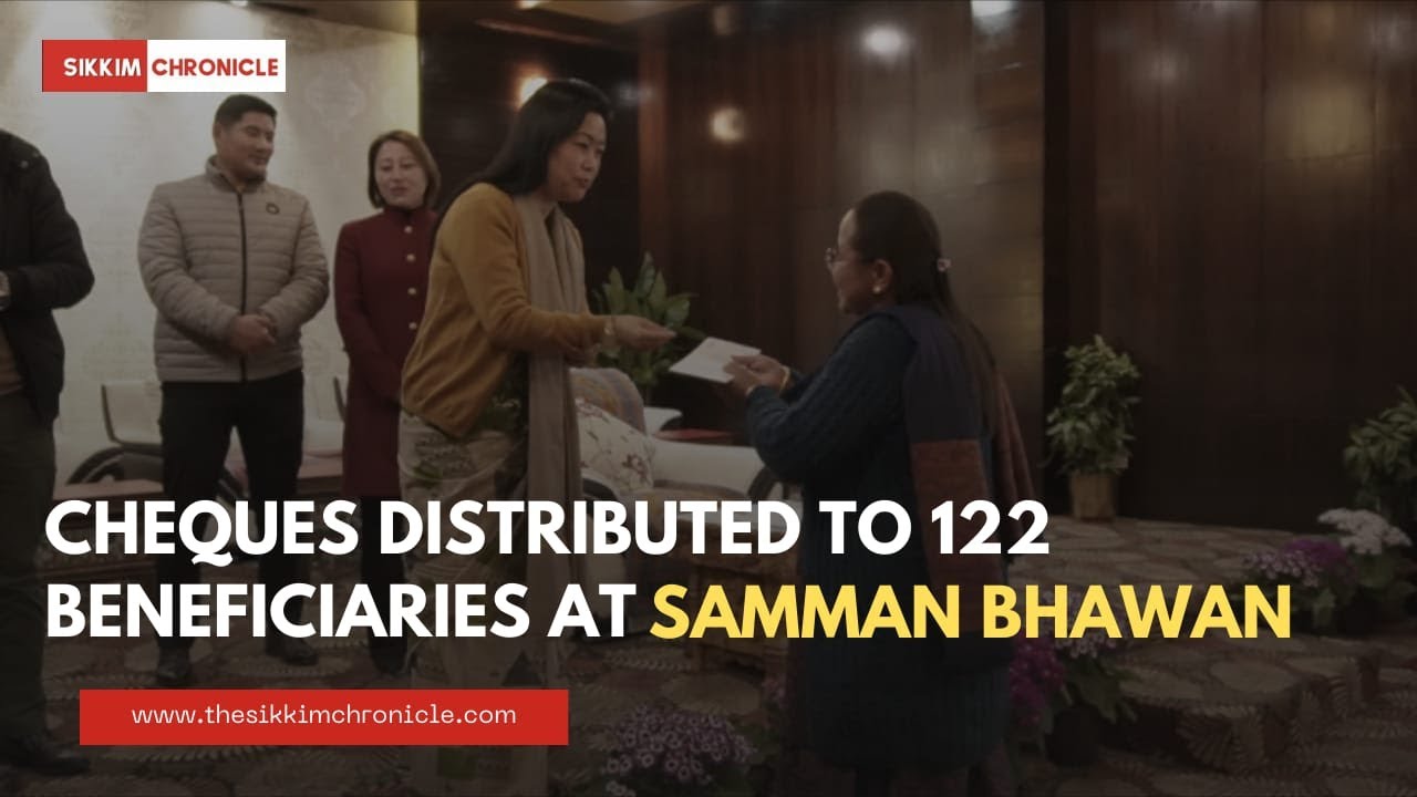 Financial assistance provided to 122 beneficiaries by the government at Samman Bhawan today.