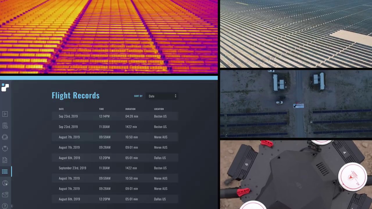 A drone app designed for solar inspection