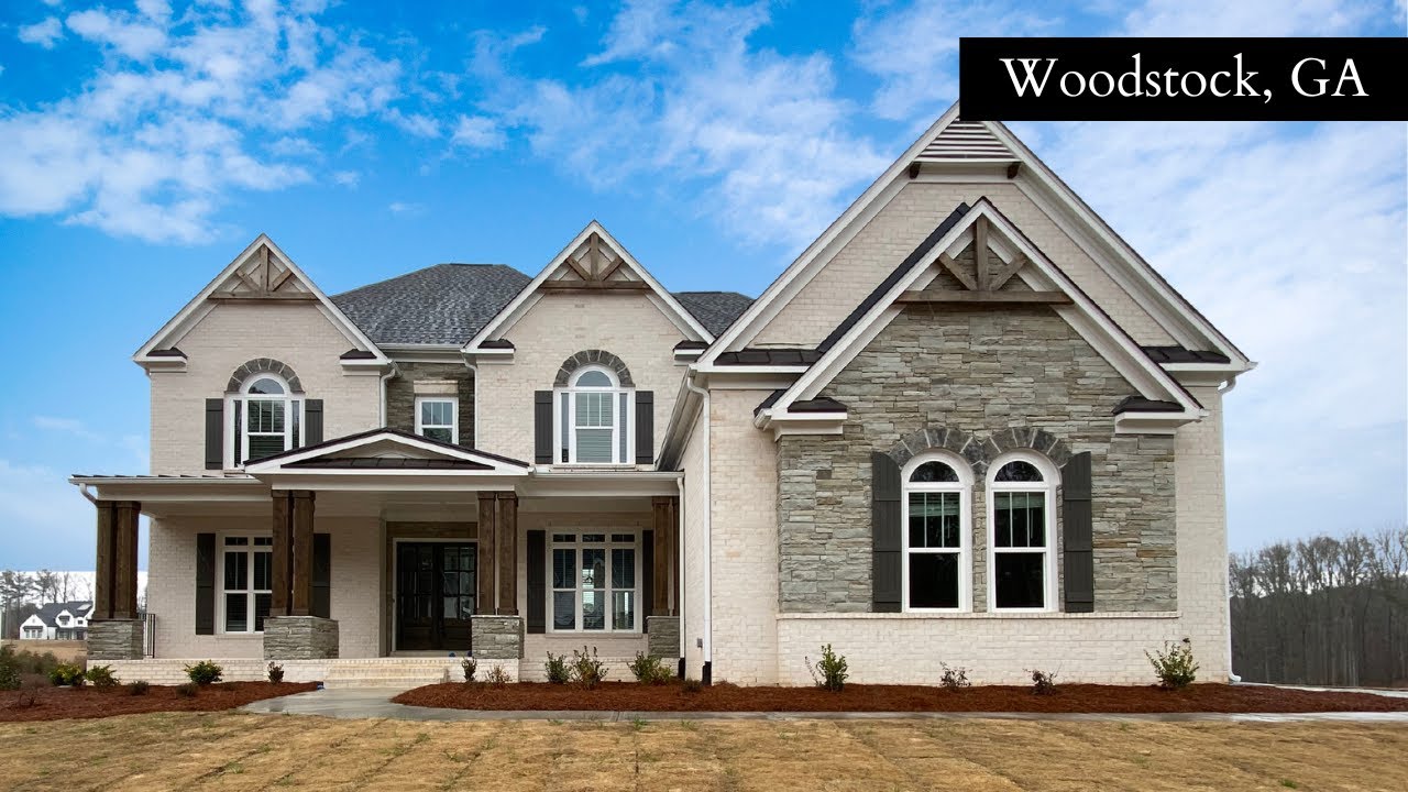LUXURY NEW CONSTRUCTION HOUSE FOR SALE in Woodstock, GA - 5 Bedrooms - 5.5 Bathrooms