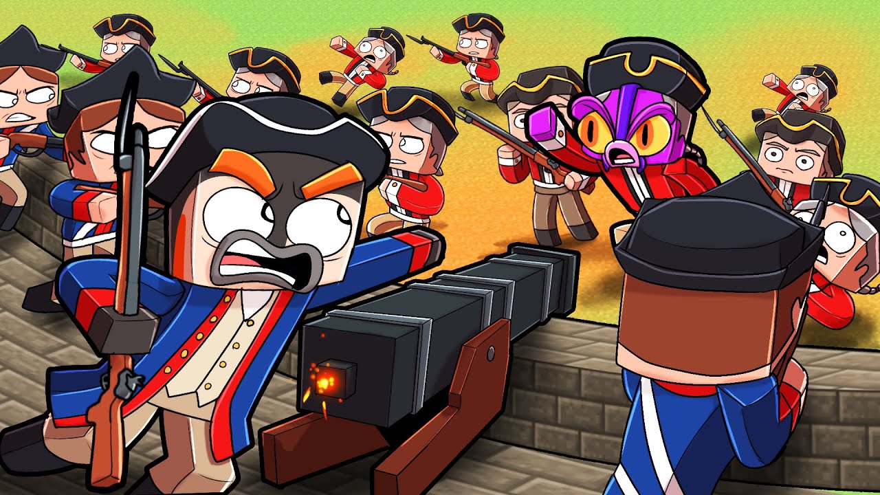 AMERICAN REVOLUTION MAP WARS! (Minecraft)