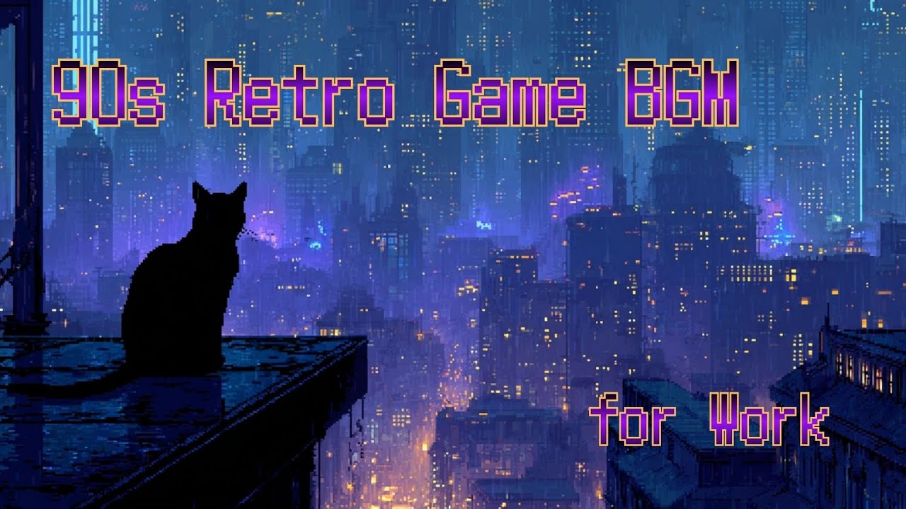 90's Retro Game BGM for Work — Midnight Save Point 18