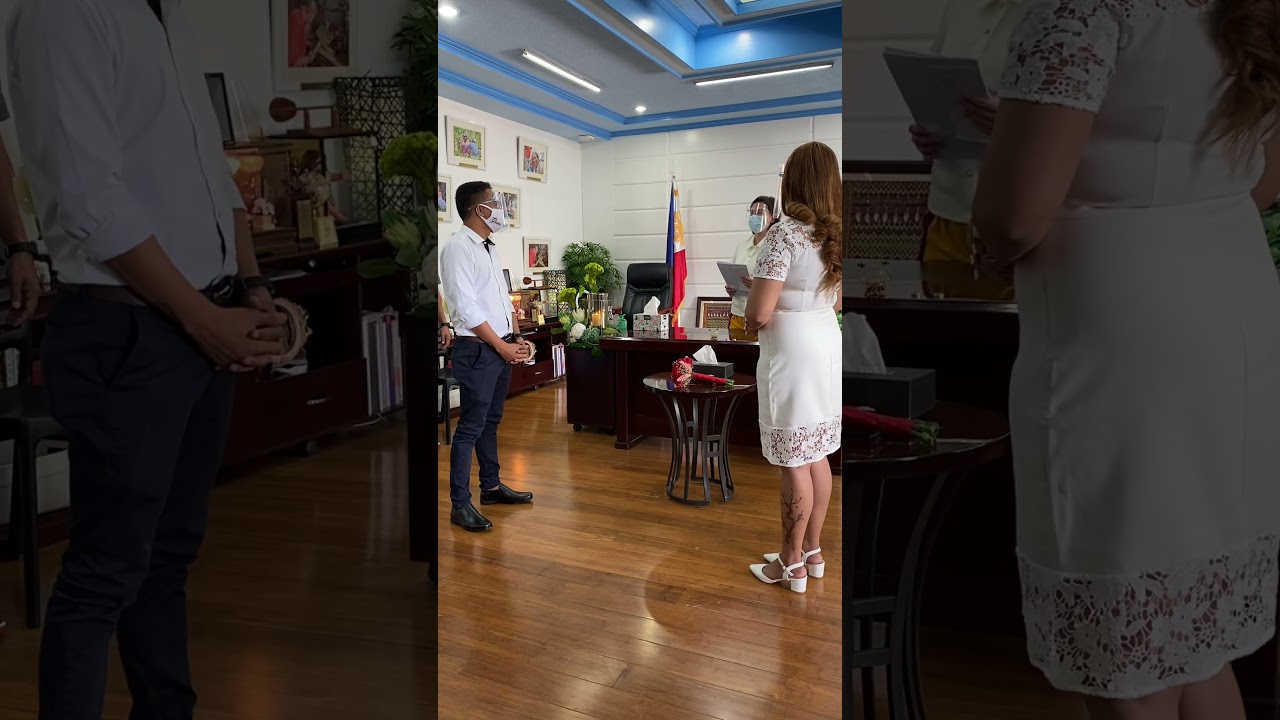 Civil Wedding at Davao City Hall with our Honorable Mayor Sarah Duterte// Mark&Bianca❣️ 01/12/2021
