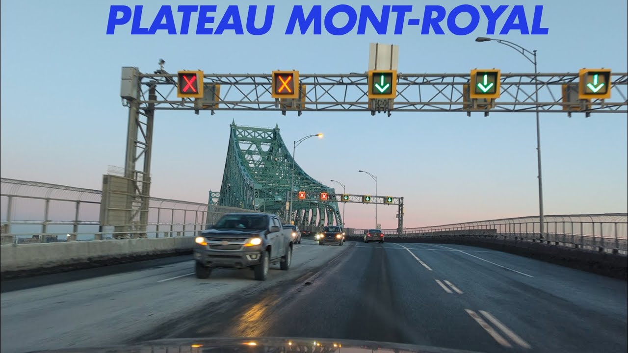 Experience a scenic city-to-suburb drive as I leave Plateau Mont-Royal and head toward the South