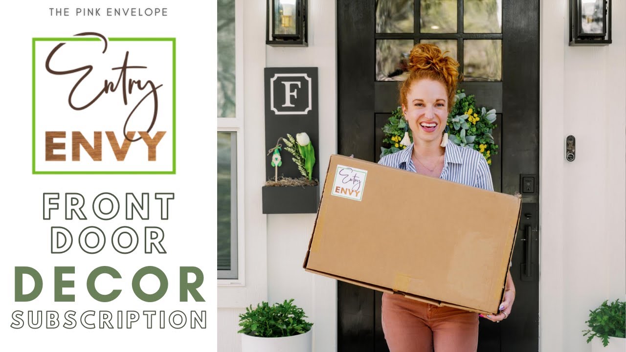 Entry Envy *NEW* Front Entry Home Decor Subscription Box | Custom Sign + Monthly Front Door Decor