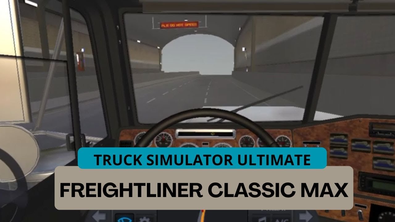 POV DRIVING FREIGHTLINER CLASSIC MAX 2001 MEMBAWA MUATAN FROZEN FOOD CONTAINER