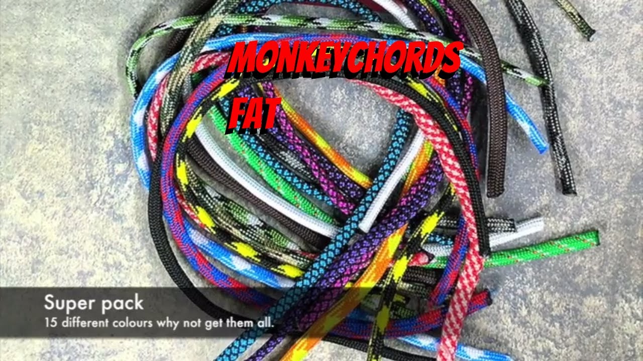 MonkeyfingeR new MonkeyCHORDS Fat 550 paracord for all our Begleri