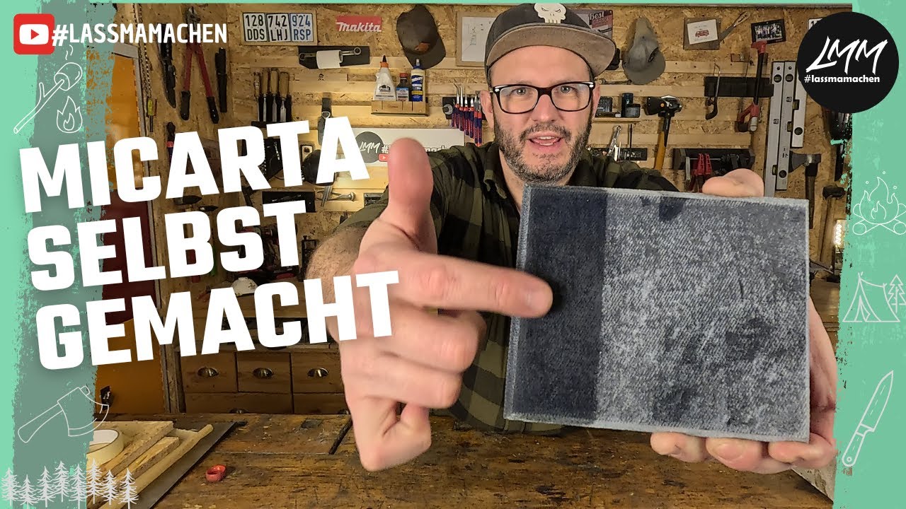 Micarta aus Jeans selbst herstellen / Messer Griffschalenmaterial /Knife Making /Outdoor /Bushcraft