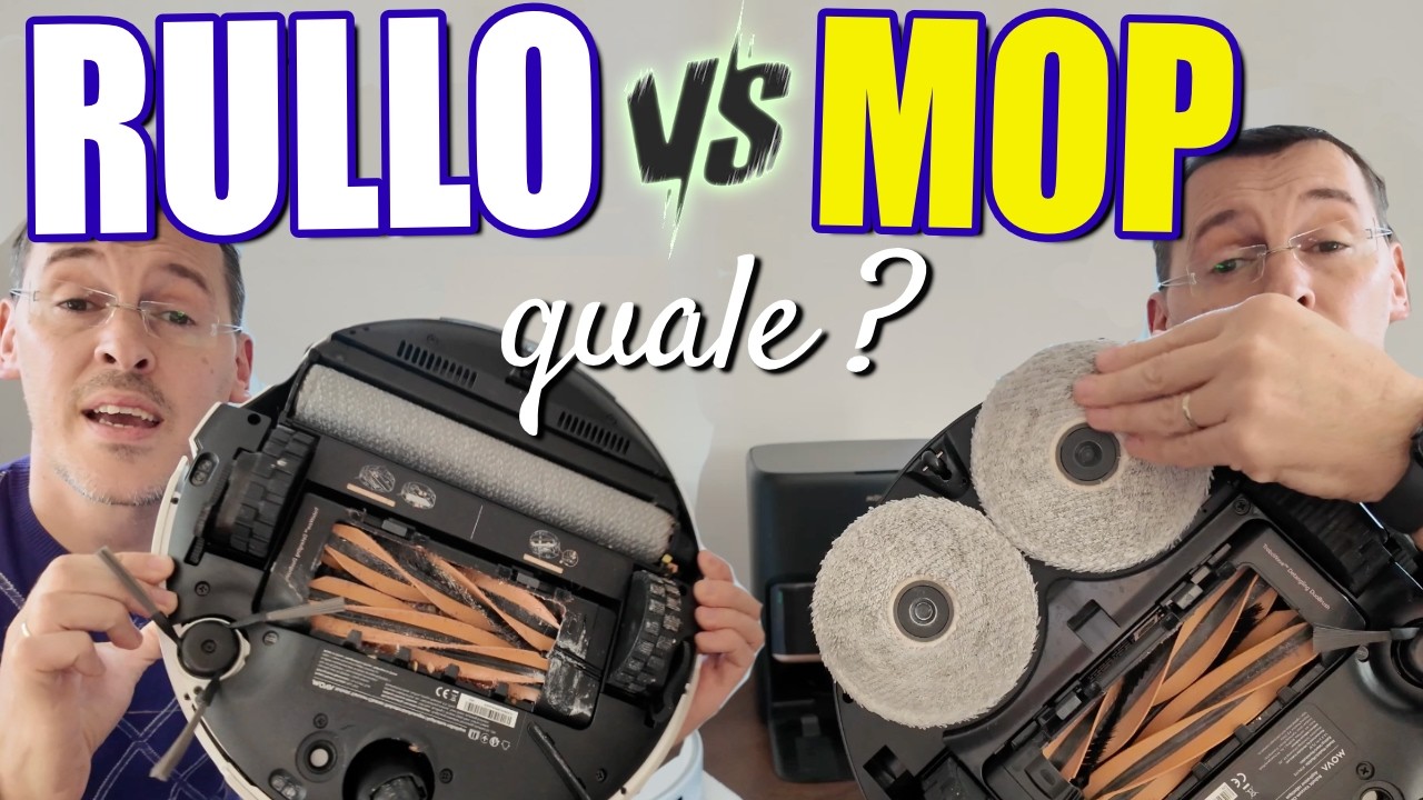 ROBOT ASPIRAPOLVERE meglio MOP o RULLO quale scegliere ?