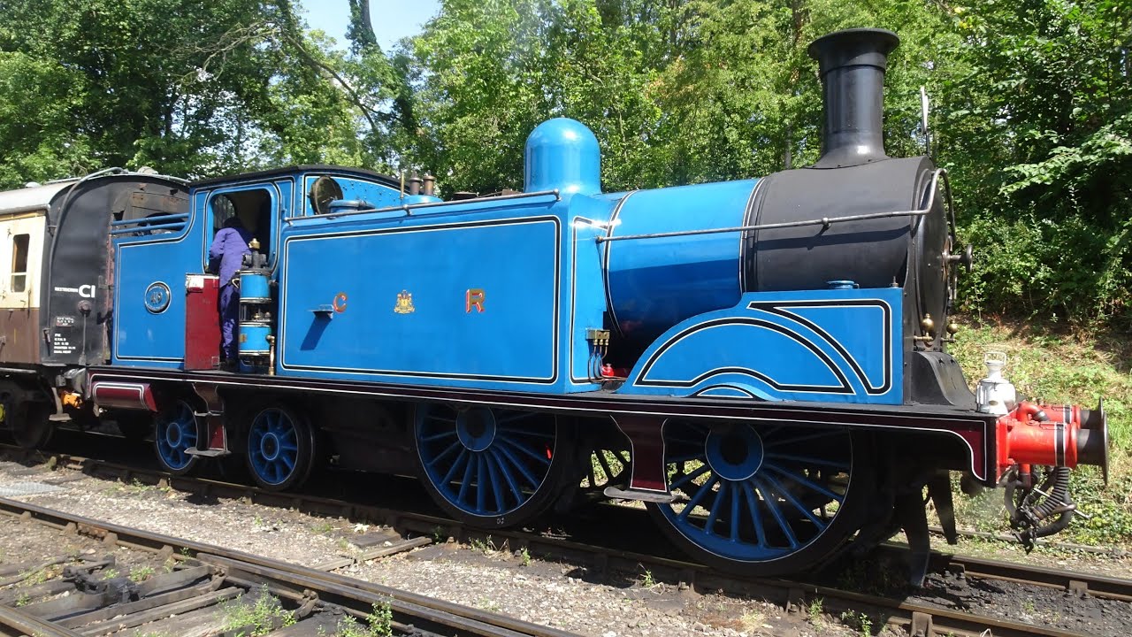 CALEDONIAN RAILWAY 0-4-4T No.419 at SHACKERSTONE AND SHENTON on the BATTLEFIELD LINE 06.08.22