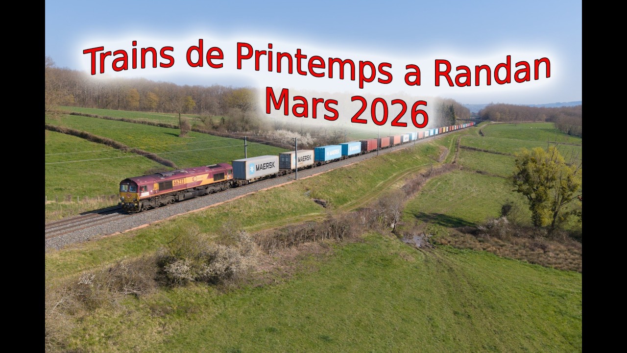 Trains de Fret dans la rampe de Randan Mars 2026