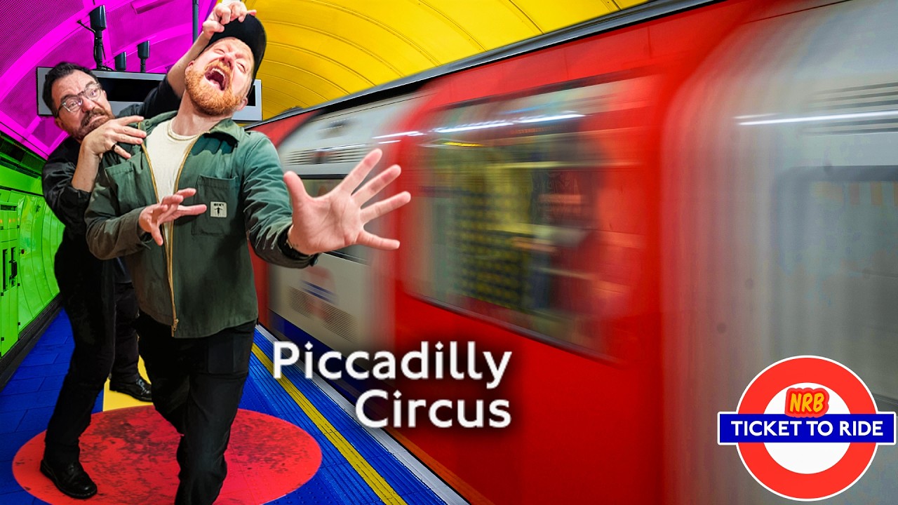 We played TICKET TO RIDE on the LONDON UNDERGROUND | House Rules