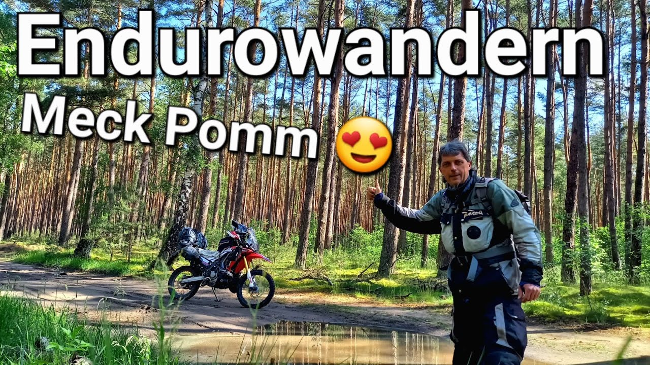 Endurowandern durch Mecklenburg Vorpommern | zurück aus 🇸🇪 Schweden #motorcycle #crf250rally #honda
