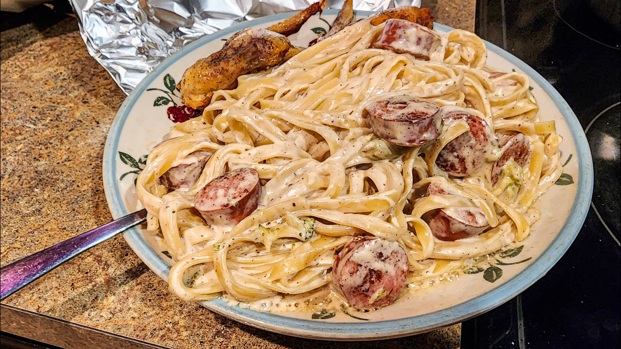 Turkey Sausage Alfredo